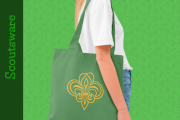 Canvas tas fleur de lis